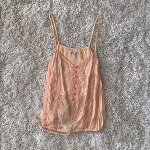 American Eagle Outfitters Tops - AEO Embroidered Tank American Eagle Outfitters Tops - AEO Embroidered Tank